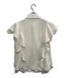 theory (セオリー) PRIME GGT BD RUFFLE TOP/ラッフルスリーブブラウス アイボリー サイズ:S：6000円