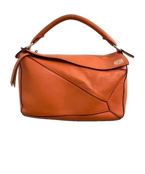 LOEWE（ロエベ）LOEWE (ロエベ) パズルバッグ ミディアム/ PUZZLE  オレンジの古着・服飾アイテム