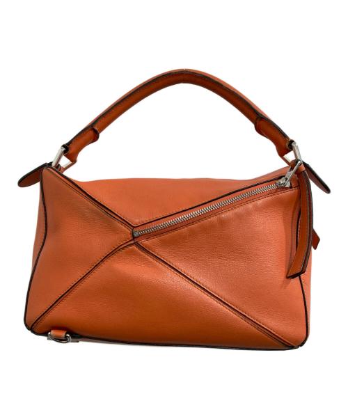 LOEWE（ロエベ）LOEWE (ロエベ) パズルバッグ ミディアム/ PUZZLE  オレンジの古着・服飾アイテム