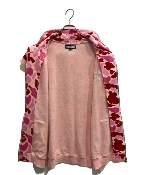 GALFY（ガルフィー）GALFY (ガルフィー) ガルフィーカモノースリパーカー ピンク サイズ:XLの古着・服飾アイテム