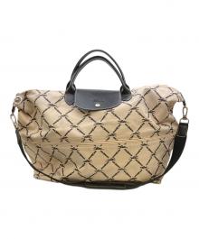 LONGCHAMP（ロンシャン）の古着「ホースロゴ総柄2WAYトートバッグ」