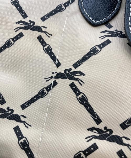LONGCHAMP（ロンシャン）LONGCHAMP (ロンシャン) ホースロゴ総柄2WAYトートバッグの古着・服飾アイテム