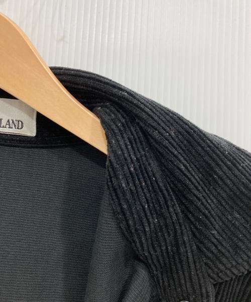 STONE ISLAND（ストーンアイランド）STONE ISLAND (ストーンアイランド) ポケット＆スナップボタン オーバーシャツ ブラック サイズ:Ｍの古着・服飾アイテム