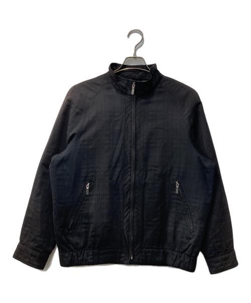BURBERRY LONDON（バーバリーロンドン）BURBERRY LONDON (バーバリーロンドン) シャドウチェックジャケット ブラック サイズ:Ｌの古着・服飾アイテム