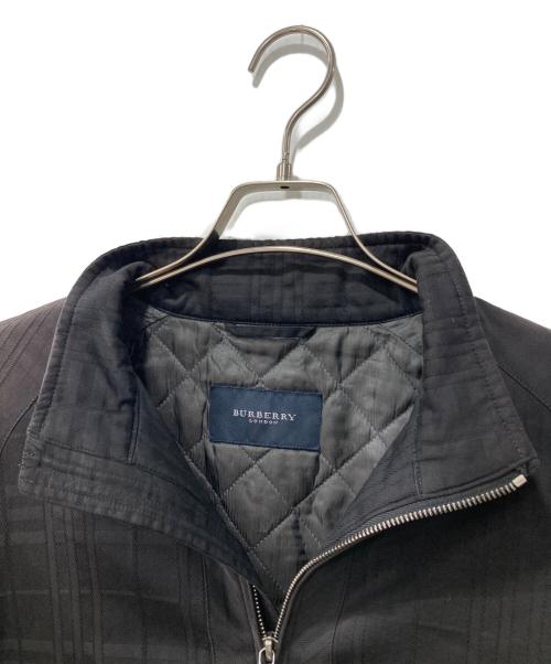 BURBERRY LONDON（バーバリーロンドン）BURBERRY LONDON (バーバリーロンドン) シャドウチェックジャケット ブラック サイズ:Ｌの古着・服飾アイテム