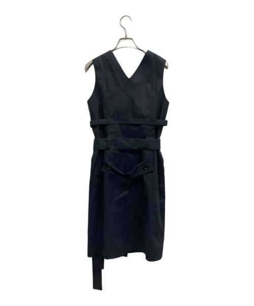 MACKINTOSH（マッキントッシュ）MACKINTOSH (マッキントッシュ) LE KILT (ルキルト) ゴム引き ドレス ネイビー サイズ:8の古着・服飾アイテム