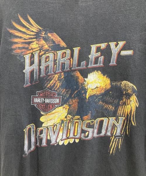 HARLEY-DAVIDSON（ハーレーダビッドソン）HARLEY-DAVIDSON (ハーレーダビッドソン) プリントTシャツ ブラック サイズ:XLの古着・服飾アイテム