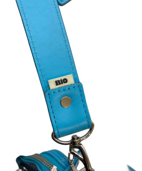 bio wear（バイオウェア）bio wear (バイオウェア) BEACH BOSTON BAG/ビーチ　ボストン　バッグ クリア×ライトブルーの古着・服飾アイテム