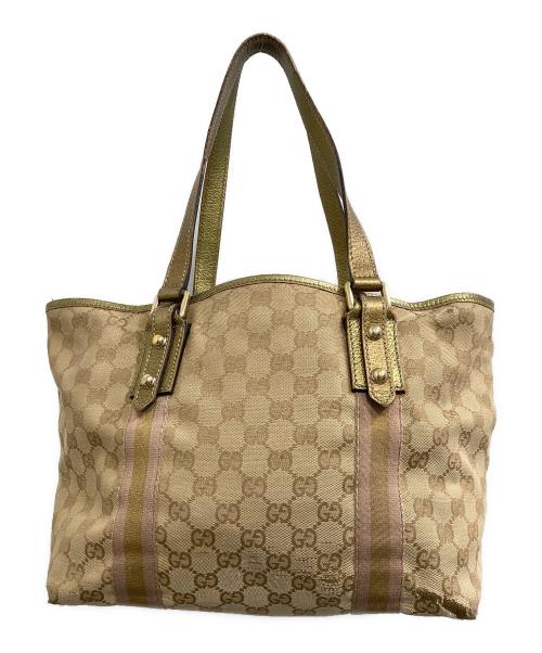 GUCCI（グッチ）GUCCI (グッチ) トートバッグ ベージュの古着・服飾アイテム