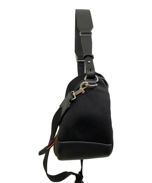 BALLY（バリー）BALLY (バリー) Code メッセンジャーバッグ ブラック×オリーブの古着・服飾アイテム