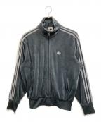adidasアディダス）の古着「FB TT VELOUR / ファイヤーバード トラックトップ ベロア」｜グレー