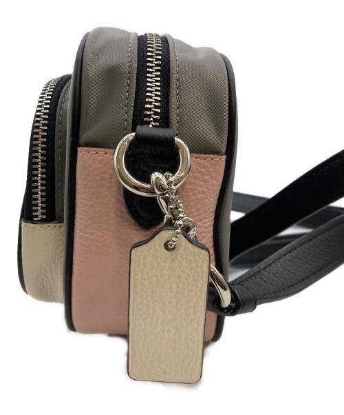 COACH（コーチ）COACH (コーチ) ショルダーバッグ ホワイト×ピンクの古着・服飾アイテム