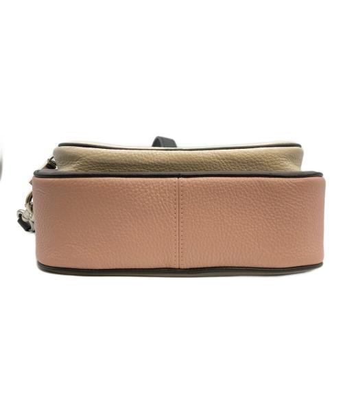 COACH（コーチ）COACH (コーチ) ショルダーバッグ ホワイト×ピンクの古着・服飾アイテム