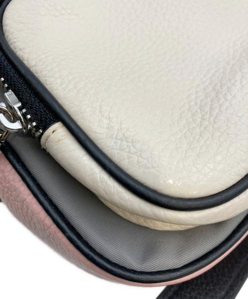 COACH（コーチ）COACH (コーチ) ショルダーバッグ ホワイト×ピンクの古着・服飾アイテム