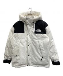 THE NORTH FACE（ザ ノース フェイス）の古着「マウンテン ダウンジャケット/MOUNTAIN DOWN JACKET」｜ホワイト×ブラック
