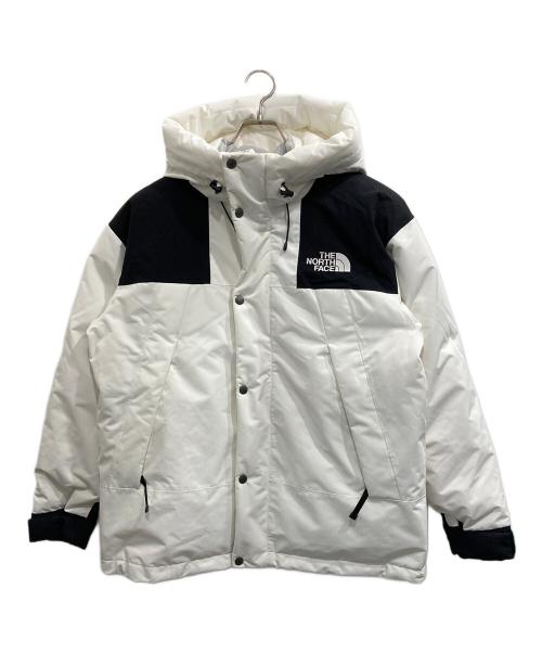 THE NORTH FACE（ザ ノース フェイス）THE NORTH FACE (ザ ノース フェイス) マウンテン ダウンジャケット/MOUNTAIN DOWN JACKET ホワイト×ブラック サイズ:Ｍの古着・服飾アイテム