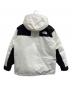 THE NORTH FACE (ザ ノース フェイス) マウンテン ダウンジャケット/MOUNTAIN DOWN JACKET ホワイト×ブラック サイズ:Ｍ：27000円