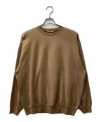 AURALEEオーラリー）の古着「ELASTIC HIGH GAUGE SWEAT P/O」｜ブラウン