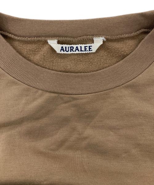 AURALEE（オーラリー）AURALEE (オーラリー) ELASTIC HIGH GAUGE SWEAT P/O ブラウン サイズ:4の古着・服飾アイテム