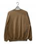 AURALEE (オーラリー) ELASTIC HIGH GAUGE SWEAT P/O ブラウン サイズ:4：6000円