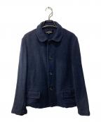 tricot COMME des GARCONSトリココムデギャルソン）の古着「バックギャザー テーラードジャケット」｜ネイビー