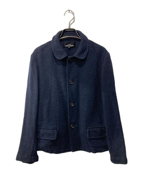 tricot COMME des GARCONS（トリココムデギャルソン）tricot COMME des GARCONS (トリココムデギャルソン) バックギャザー テーラードジャケット ネイビー サイズ:Mの古着・服飾アイテム