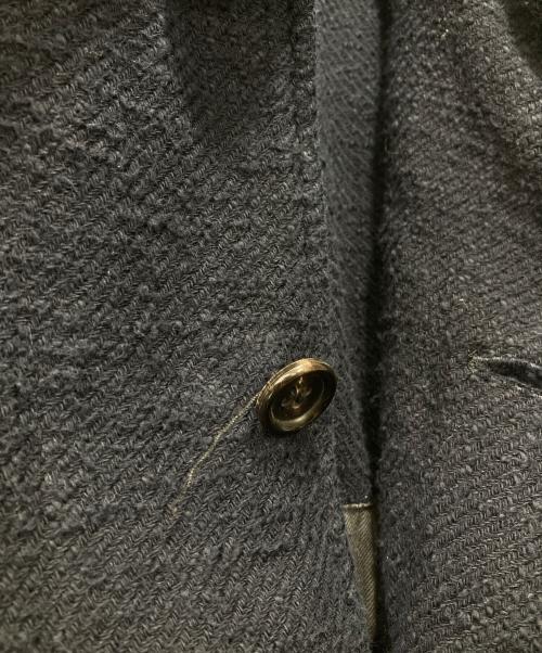 tricot COMME des GARCONS（トリココムデギャルソン）tricot COMME des GARCONS (トリココムデギャルソン) バックギャザー テーラードジャケット ネイビー サイズ:Mの古着・服飾アイテム