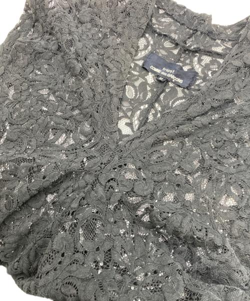 tricot COMME des GARCONS（トリココムデギャルソン）tricot COMME des GARCONS (トリココムデギャルソン) レース切替 ノースリーブワンピース ブラック サイズ:Mの古着・服飾アイテム