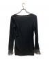 LIMI feu (リミフゥ) RUFFLED CUFF T ブラック サイズ:S：7000円