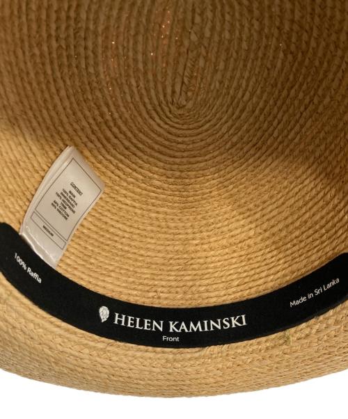 HELEN KAMINSKI（ヘレンカミンスキー）HELEN KAMINSKI (ヘレンカミンスキー) NEWPORT SB ラフィアハット ベージュ サイズ:Ｍの古着・服飾アイテム