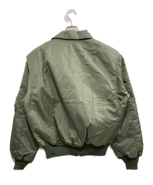 HOUSTON（ヒューストン）HOUSTON (ヒューストン) FLIGHT JACKET/フライトジャケット セージ サイズ:XXLの古着・服飾アイテム