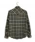 RRL (ダブルアールエル) チェックウエスタンネルシャツ ネイビー サイズ:Ｍ：15000円