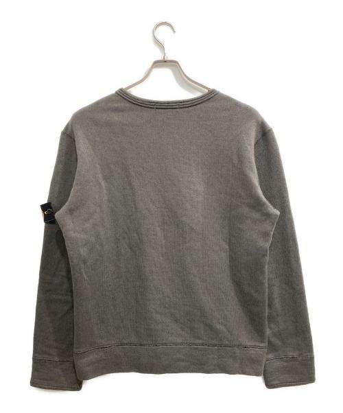 STONE ISLAND（ストーンアイランド）STONE ISLAND (ストーンアイランド) クルーネックスウェット グレー サイズ:Ｌの古着・服飾アイテム