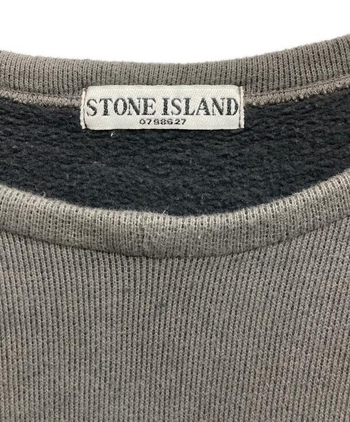 STONE ISLAND（ストーンアイランド）STONE ISLAND (ストーンアイランド) クルーネックスウェット グレー サイズ:Ｌの古着・服飾アイテム