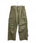 NIGEL CABOURNナイジェルケーボン）の古着「ARMY CARGO PANTS／アーミー　カーゴパンツ」｜グリーン