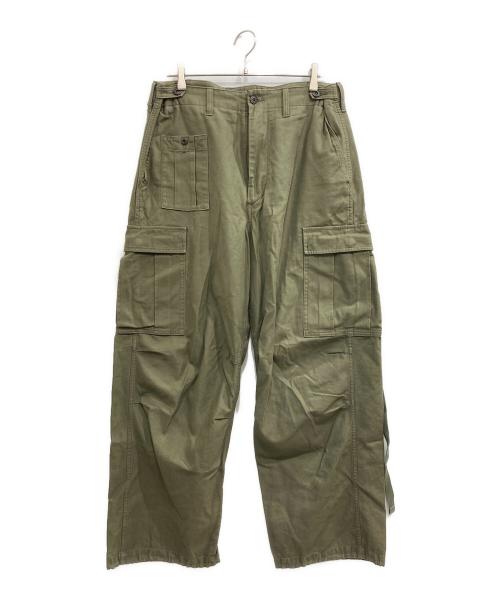 NIGEL CABOURN（ナイジェルケーボン）NIGEL CABOURN (ナイジェルケーボン) ARMY CARGO PANTS／アーミー　カーゴパンツ グリーン サイズ:36の古着・服飾アイテム