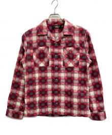 RRL（ダブルアールエル）の古着「プラッド フランネル キャンプ シャツ」｜ピンク