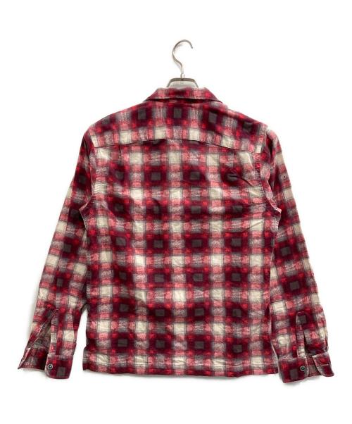 RRL（ダブルアールエル）RRL (ダブルアールエル) プラッド フランネル キャンプ シャツ ピンク サイズ:Ｓの古着・服飾アイテム