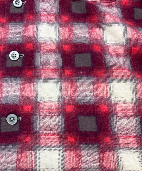 RRL（ダブルアールエル）RRL (ダブルアールエル) プラッド フランネル キャンプ シャツ ピンク サイズ:Ｓの古着・服飾アイテム