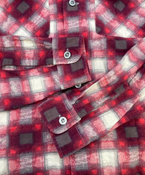 RRL（ダブルアールエル）RRL (ダブルアールエル) プラッド フランネル キャンプ シャツ ピンク サイズ:Ｓの古着・服飾アイテム