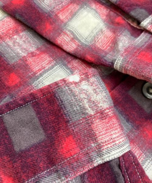 RRL（ダブルアールエル）RRL (ダブルアールエル) プラッド フランネル キャンプ シャツ ピンク サイズ:Ｓの古着・服飾アイテム