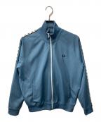 FRED PERRYフレッドペリー）の古着「Taped Track Jacket/テープド トラックジャケット」｜グリーン