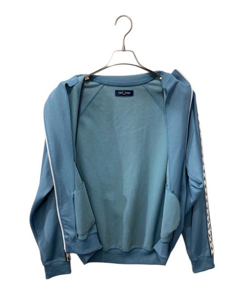 FRED PERRY（フレッドペリー）FRED PERRY (フレッドペリー) Taped Track Jacket/テープド トラックジャケット グリーン サイズ:Lの古着・服飾アイテム
