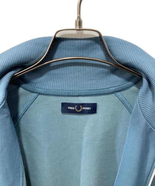 FRED PERRY（フレッドペリー）FRED PERRY (フレッドペリー) Taped Track Jacket/テープド トラックジャケット グリーン サイズ:Lの古着・服飾アイテム