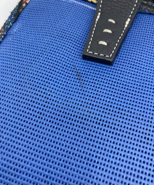 A VACATION（ア ヴァケーション）A VACATION (ア ヴァケーション) メッシュトートバッグ ブルーの古着・服飾アイテム