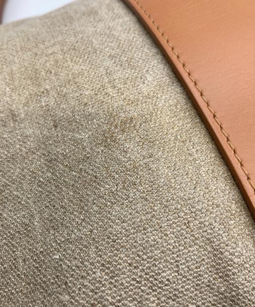 zanellato（ザネラート）ZANELLATO (ザネラート) レザーキャンバストートバッグ ブラウン×ベージュの古着・服飾アイテム