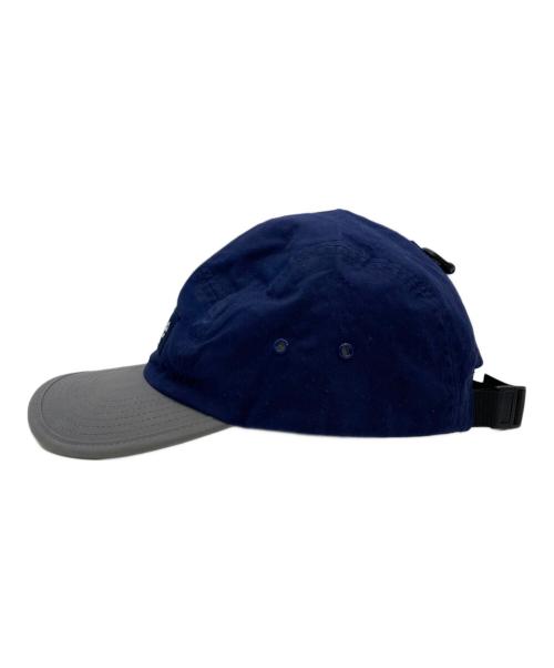 SUPREME（シュプリーム）SUPREME (シュプリーム) Waxed Cotton Camp Cap/ワックス　コットン　キャンプ　キャップ ネイビー×グレーの古着・服飾アイテム