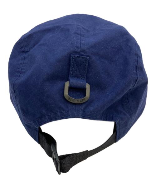 SUPREME（シュプリーム）SUPREME (シュプリーム) Waxed Cotton Camp Cap/ワックス　コットン　キャンプ　キャップ ネイビー×グレーの古着・服飾アイテム