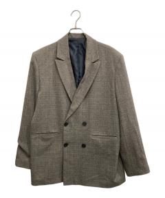 中古・古着通販】DELADA (デラダ) ダブルジャケット ブラウン サイズ
