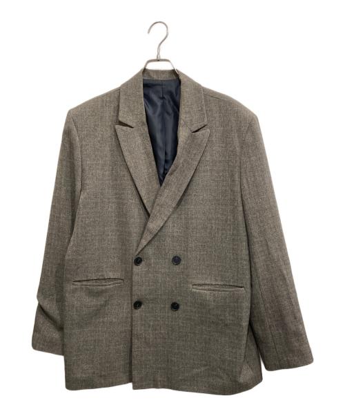 corner stone（コーナー ストーン）corner stone (コーナー ストーン) ダブルジャケット ブラウン サイズ:2の古着・服飾アイテム